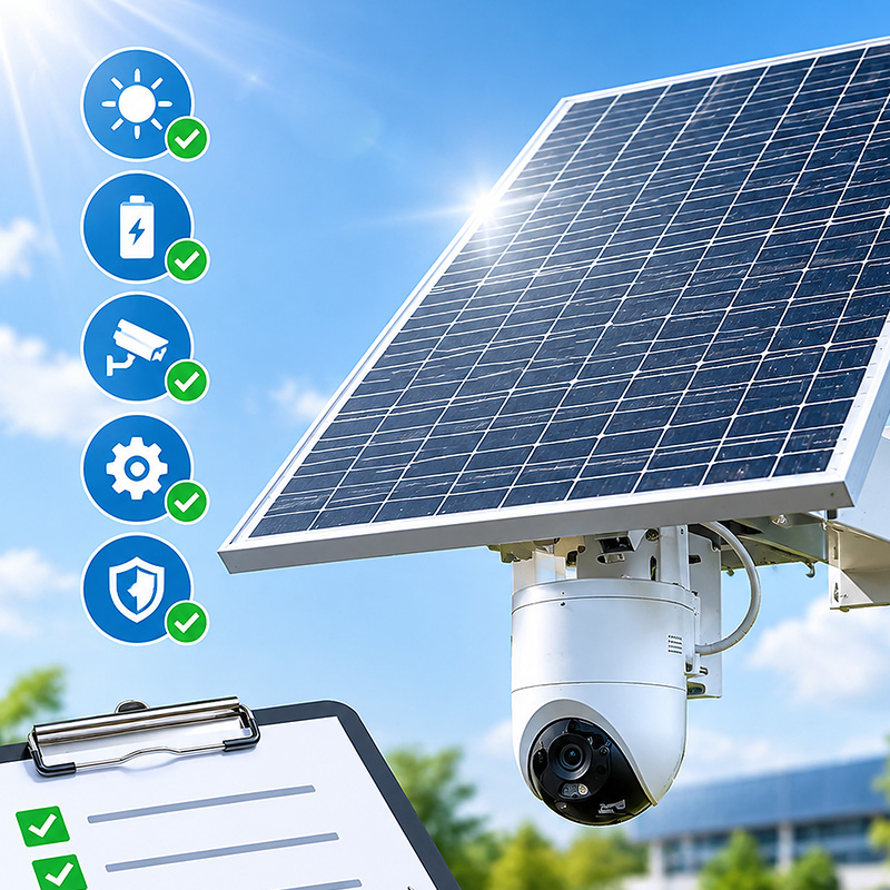 Solar Power for CCTV: Pre-Deployment Checklist