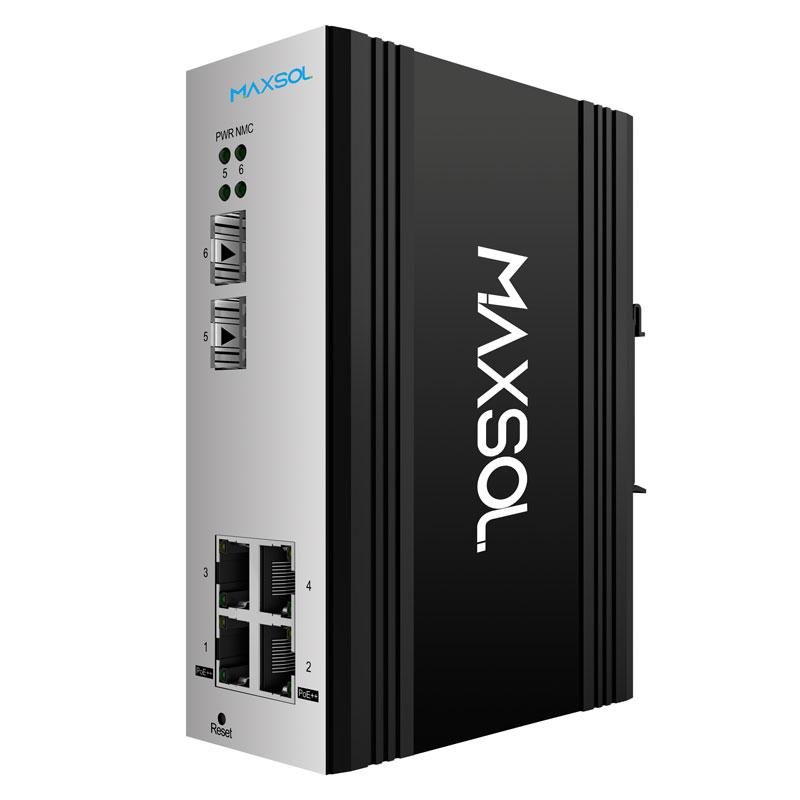 4-Port Managed Gigabit PoE++ Industrial Switch