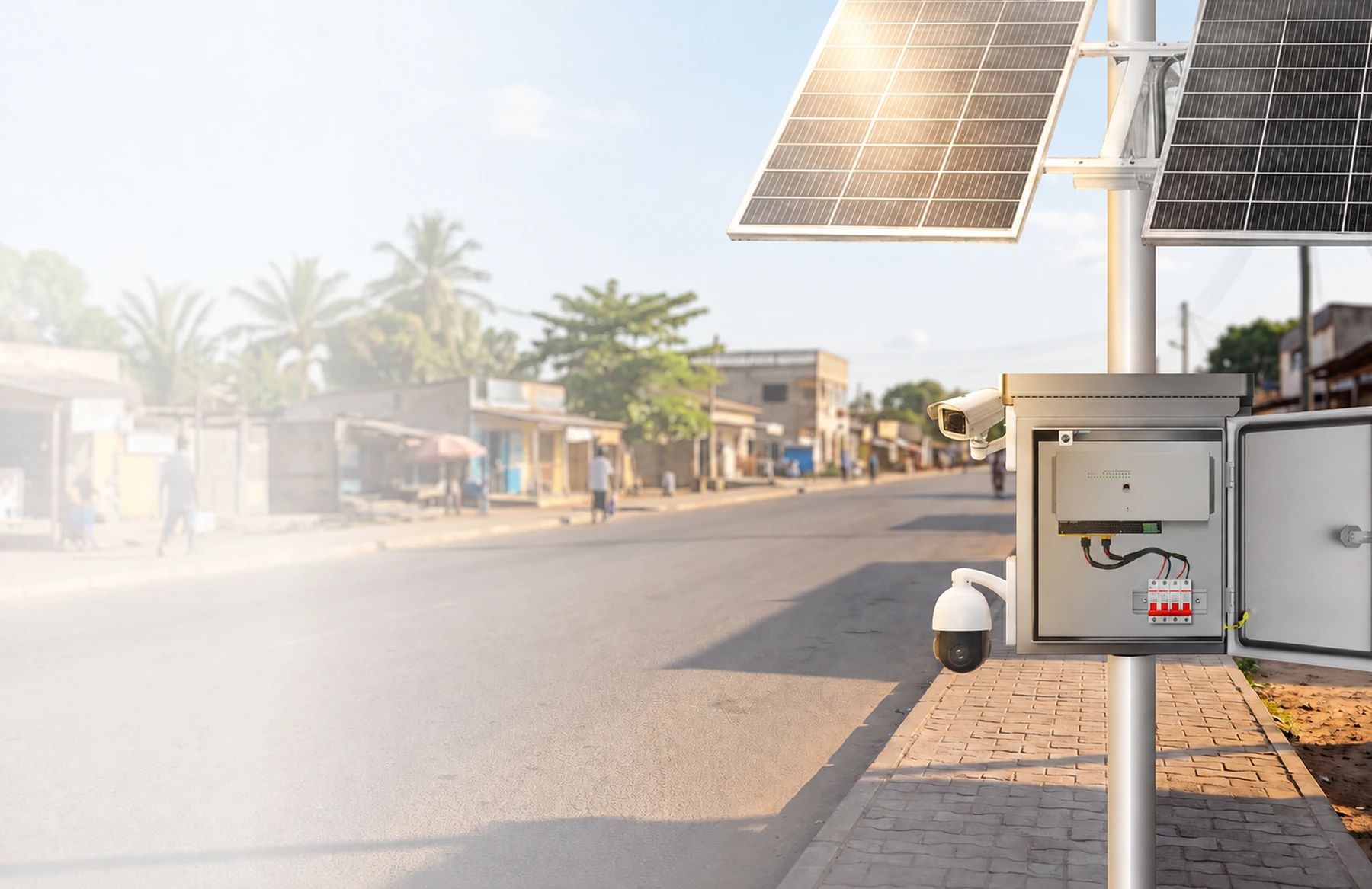 Intelligent Control Solar Power Supply System